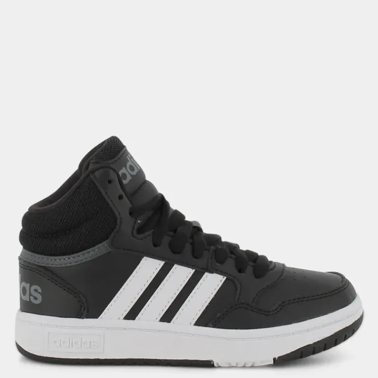HOOPS MID 3.0 K- SPORTIVE CBLACK/FTWWHT/GRESIX GW0402