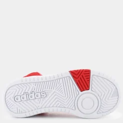 HOOPS 3.0 MID K- SPORTIVE ftwr white/better scarlet/better scarlet IG3718