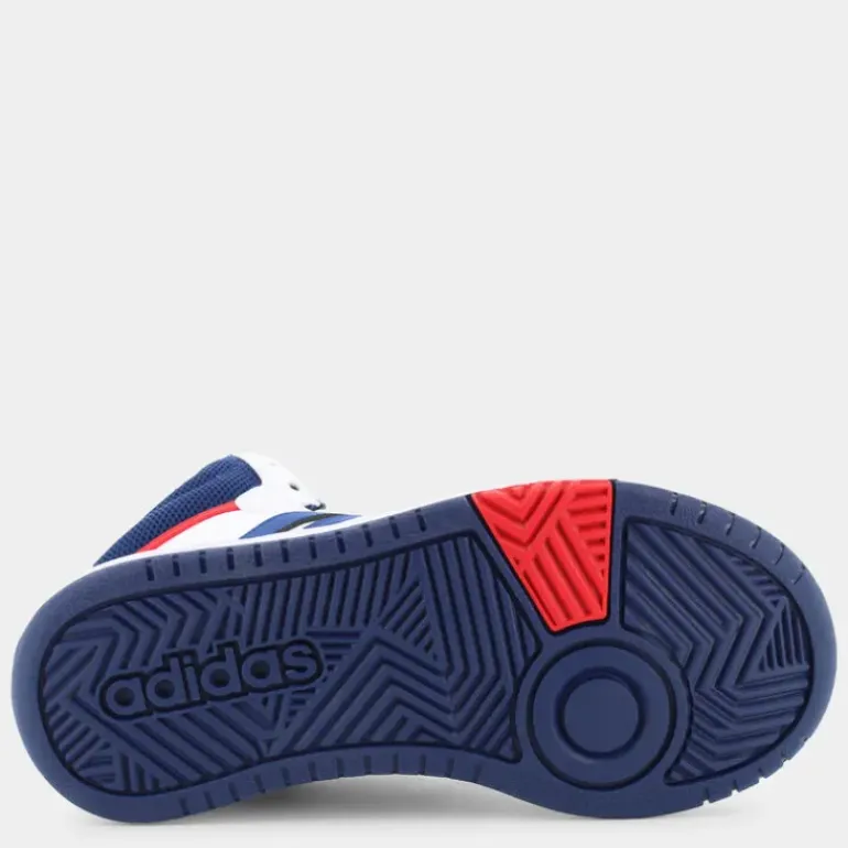 HOOPS MID 3.0 K- SPORTIVE white/victory blue/better scarlet GZ9647