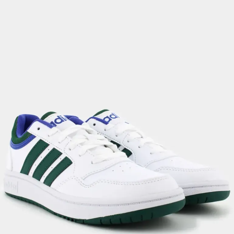 HOOPS 3- SPORTIVE FTWWHT/CGREEN/LIOBLU IH8012