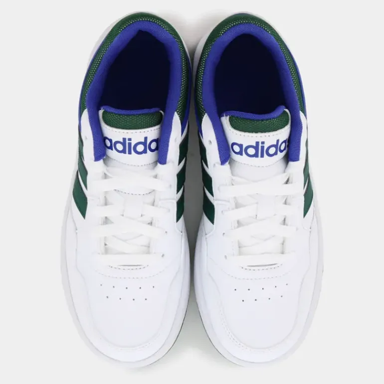 HOOPS 3- SPORTIVE FTWWHT/CGREEN/LIOBLU IH8012
