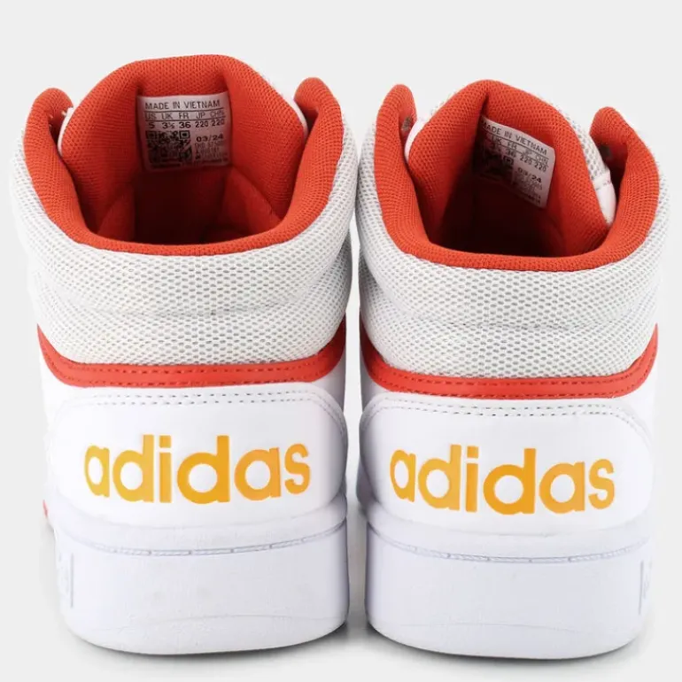 HOOPS 3- SPORTIVE FTWWHT/PRERED/ORANGE IH0181