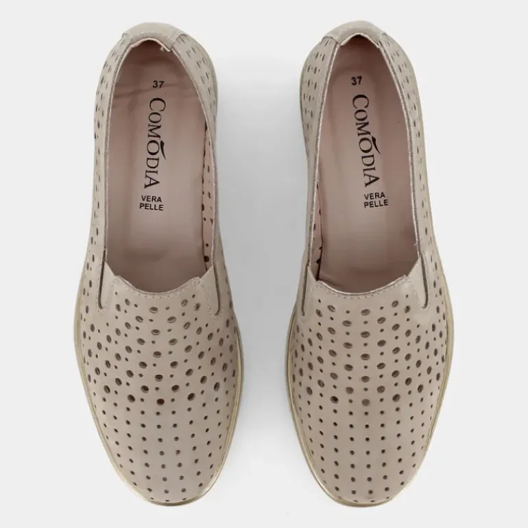 INDY- MOCASSINI BEIGE WR-E24D-02