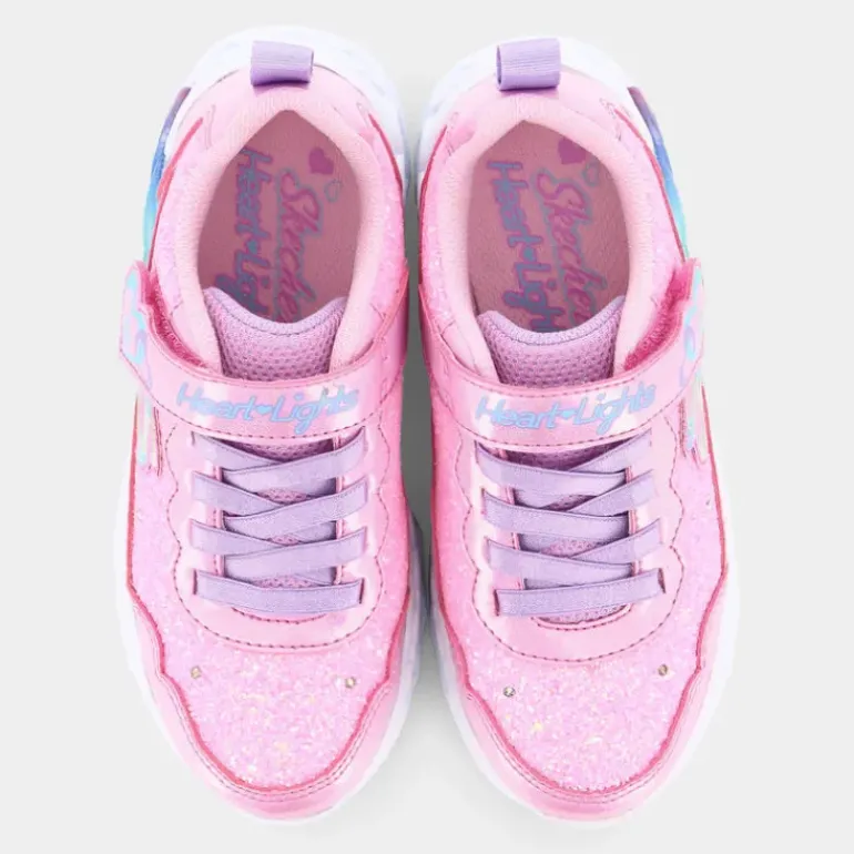 INFINITE HEART LIGHTS- SPORTIVE PINK ROCK GLITTER/LIGHT PINK 303752L