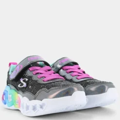 INFINITE HEART LIGHTS- SPORTIVE BLACK ROCK GLITTER/TURQUOISE 303752L