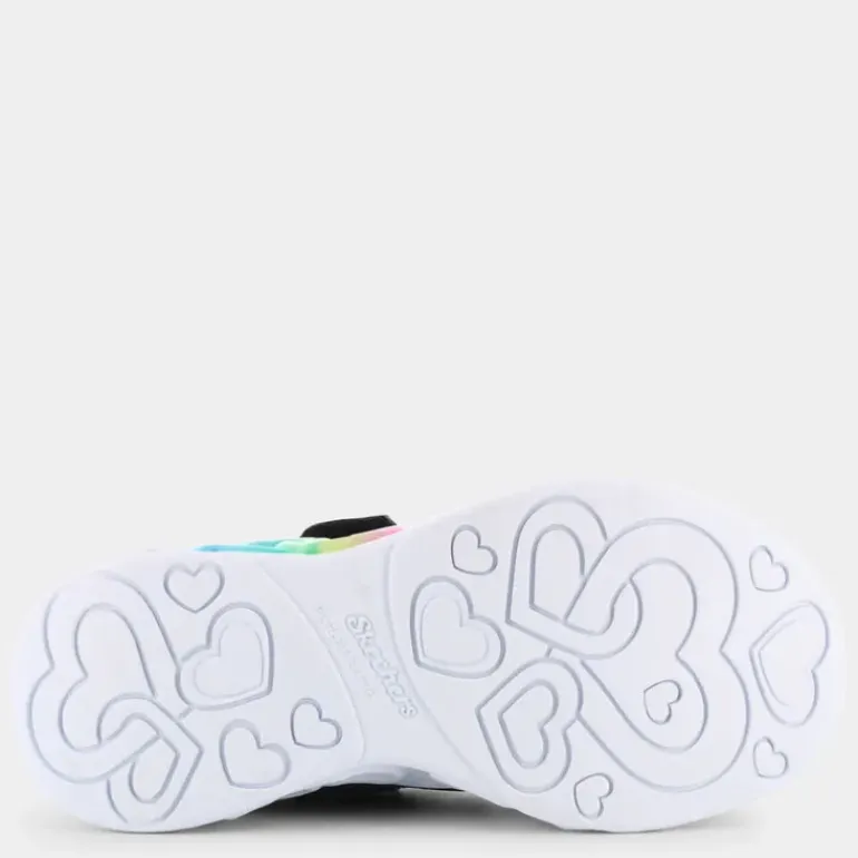 INFINITE HEART LIGHTS- SPORTIVE BLACK ROCK GLITTER/TURQUOISE 303752L