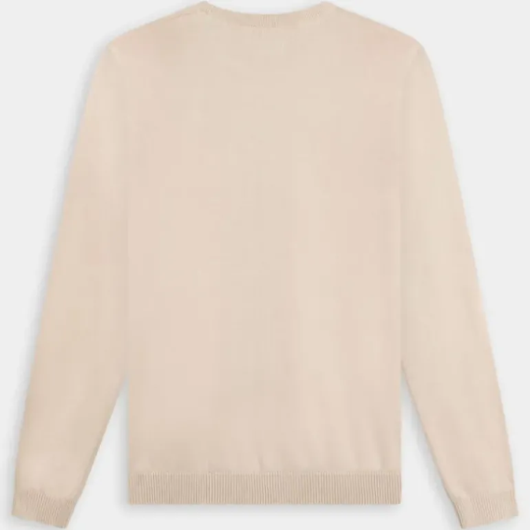 JJEBASIC KNIT CREW NECK- MAGLIE E FELPE MOONBEAM 12137190