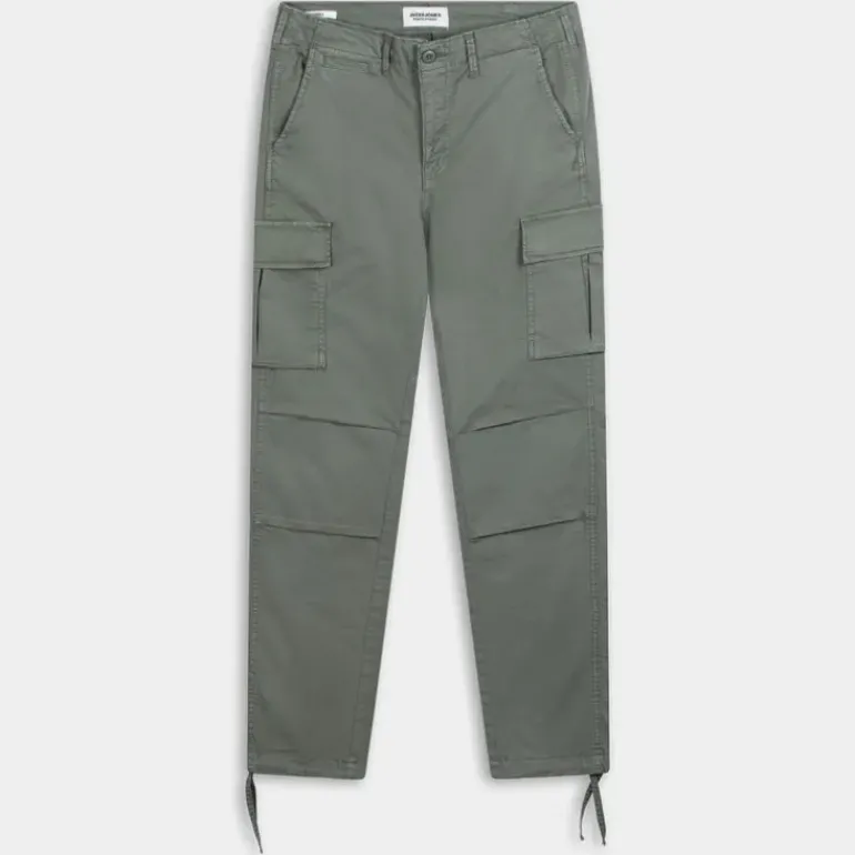 JPSTACE JJTUCKER CARGO AMA- PANTALONI AGAVE GREEN 12216664