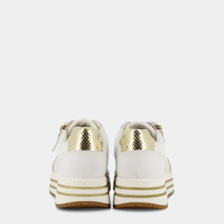 KENCY- SNEAKERS BIANCO/PLATINO D35QHE085KYC1327