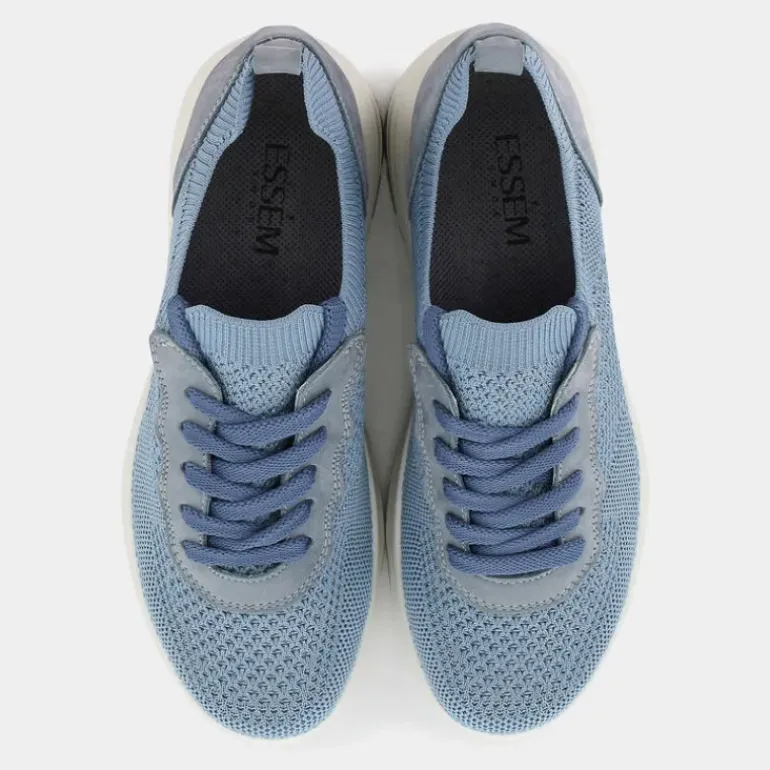 KIM- SNEAKERS BLU FOG SILVER/GRIGIO IM-E25D-08