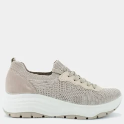 KIM- SNEAKERS CREAM/PLATINO IM-E25D-08