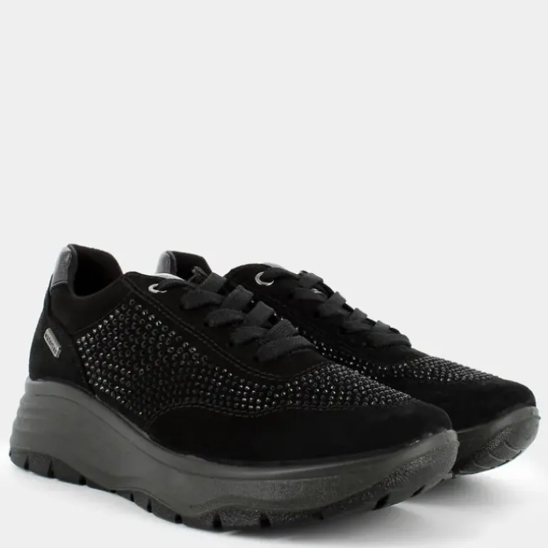 KIM- SNEAKERS NERO IM-I24D-17