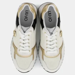 KISS 719- SNEAKERS WHITE-GOLD-BLACK 4A4713EX251S3223