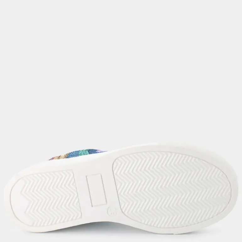 KRUG- SNEAKERS BIANCO PAILETTES MULTICOLOR AG16025