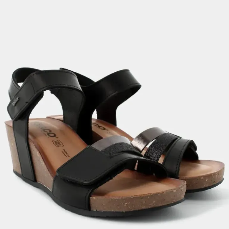 LAURITA- SANDALI NERO/ANTRACITE 7699500