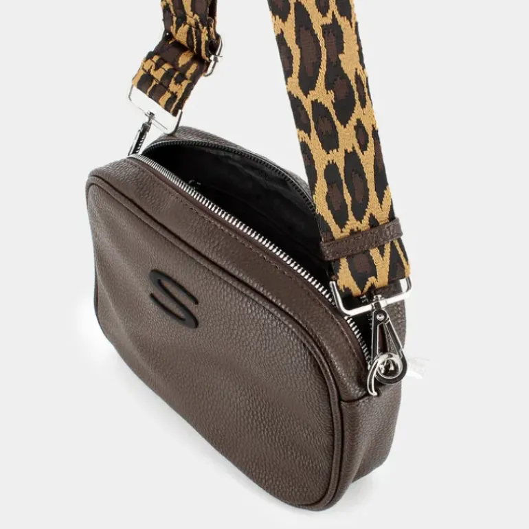 LEOPARD- TRACOLLE CIOCCOLATO JI-I24-17