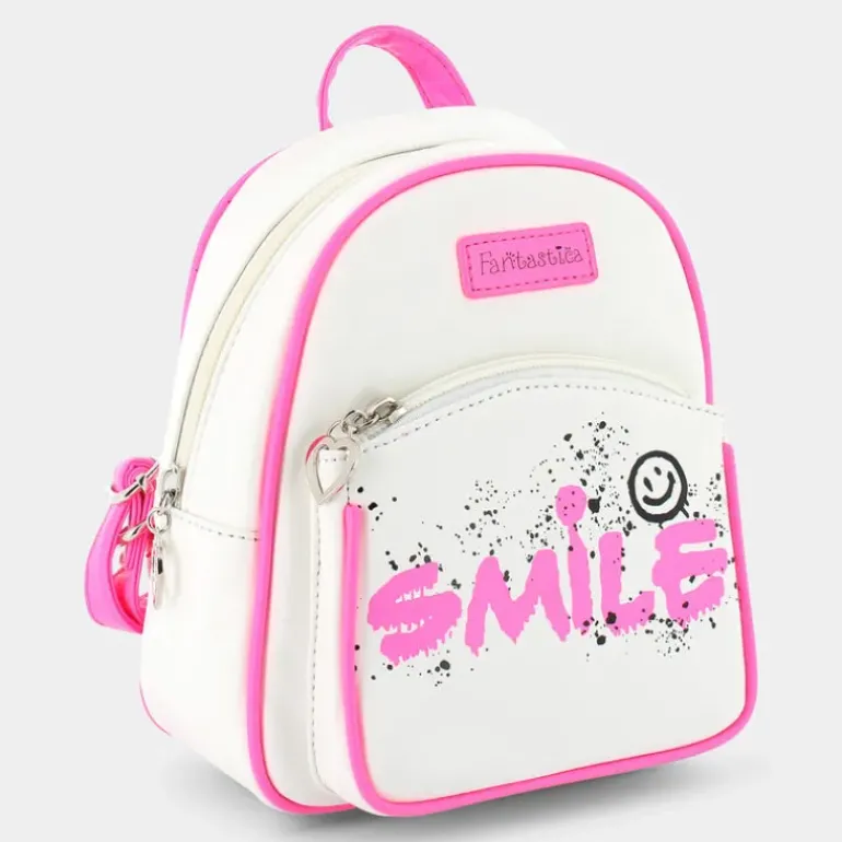 LOUISIA- ZAINI E ACCESSORI BIANCO/ROSA EN-I23-206