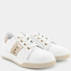 METALLIC- SNEAKERS BIANCO ORO CELIA 14