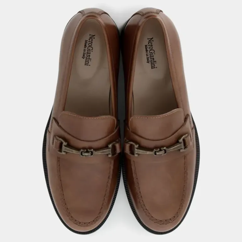 MOCASSINI MARRONE I411260D