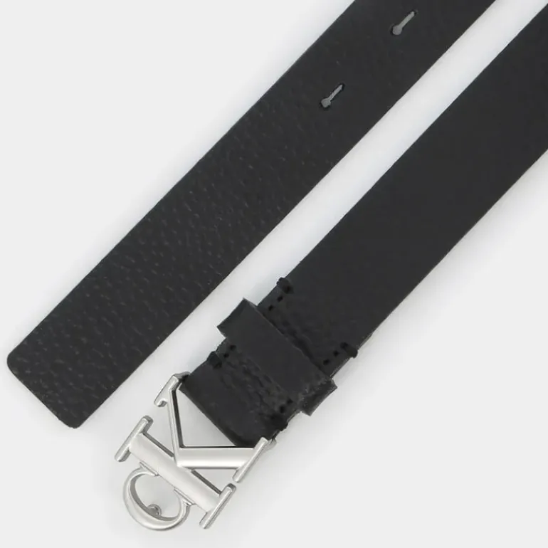 MONOGRAM PLAQUE- CINTURE BLACK 7003G-UB1