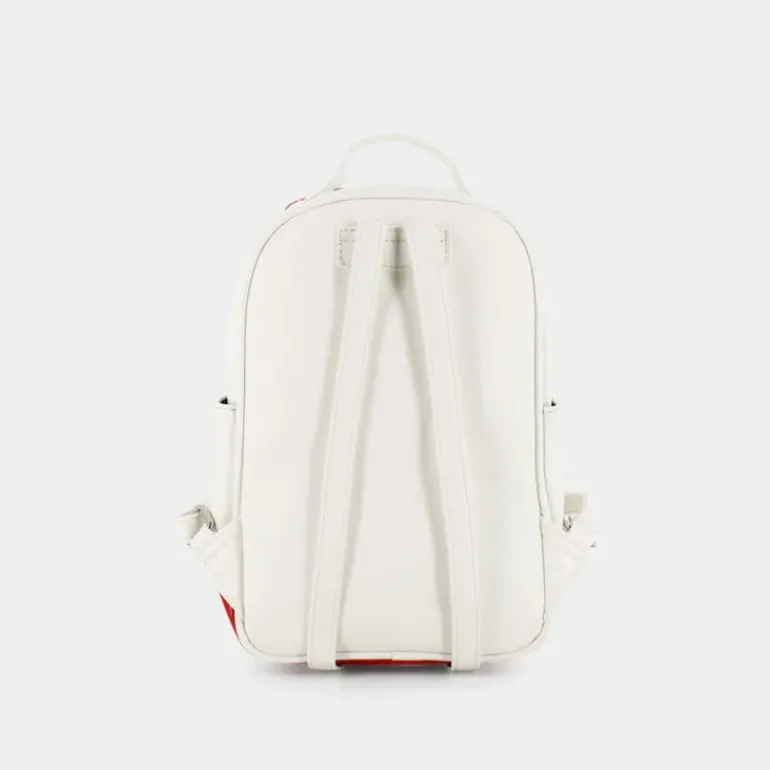 NABU- ZAINI E ACCESSORI BIANCO-ROSSO EN-E23-201