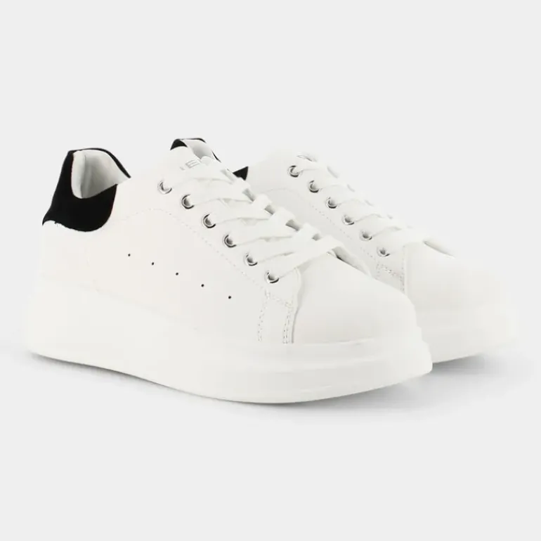 NERO- SNEAKERS BIANCO/NERO XM-E23D-03