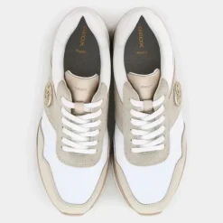 NEW KENCY A- SNEAKERS WHITE/LT TAUPE D55MZA08522C1ZH6