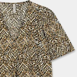 NILE- T-SHIRT GARDENIA AOP MULTI IKAT 15353499