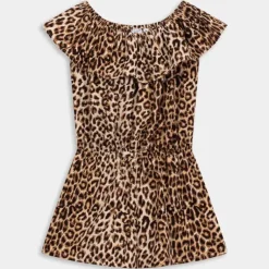 NKFVINAYA SS PLAYSUIT- VESTITI E TUTE BLACK LEO AOP 13215907