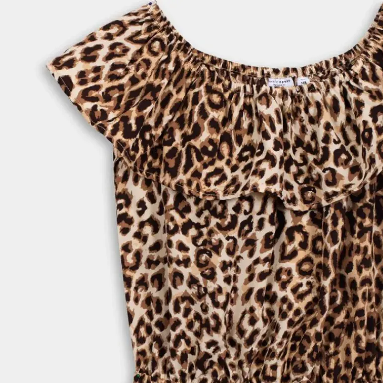 NKFVINAYA SS PLAYSUIT- VESTITI E TUTE BLACK LEO AOP 13215907