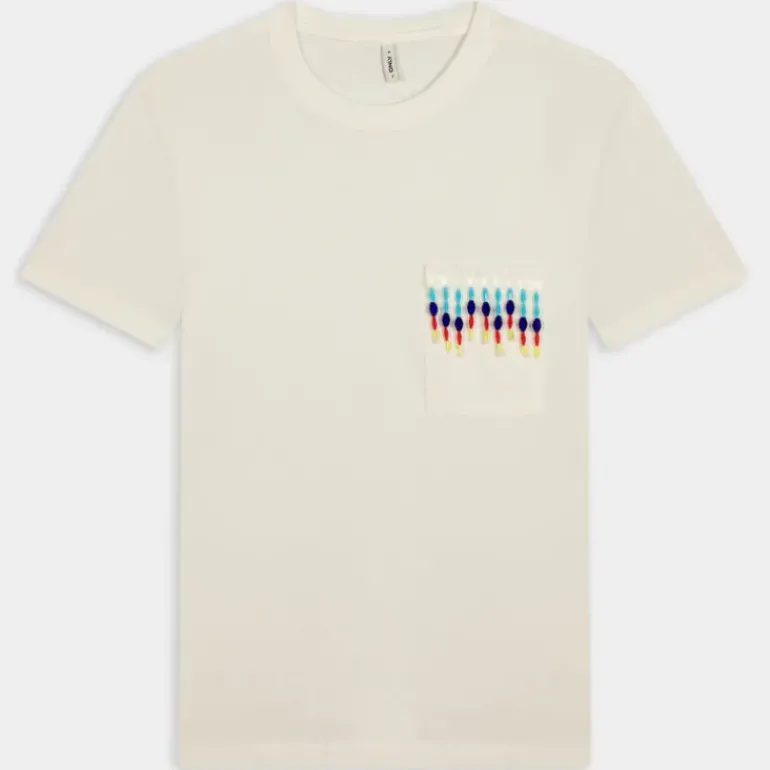 ONLTRIBE LIFE S/S POCKET TOP JRS- T-SHIRT CLOUD DNCER 15315348