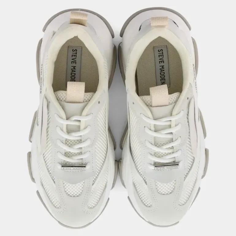 OW1- SNEAKERS BIANCO BEIGE POSSESSION