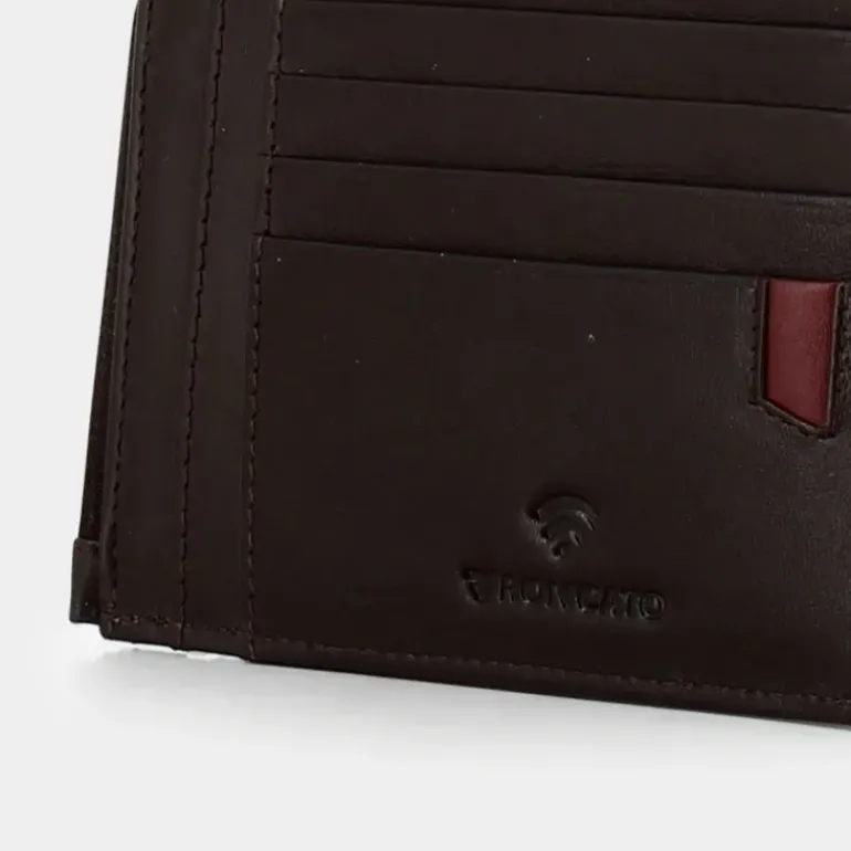 PASCAL- PICCOLA PELLETTERIA MARRONE 412907