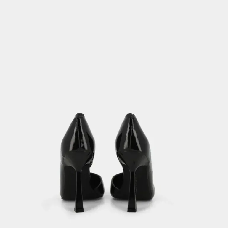 PATENT- DECOLLETÈ BLACK PATENT DAMZIL