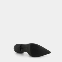 PATENT- DECOLLETÈ BLACK PATENT DAMZIL