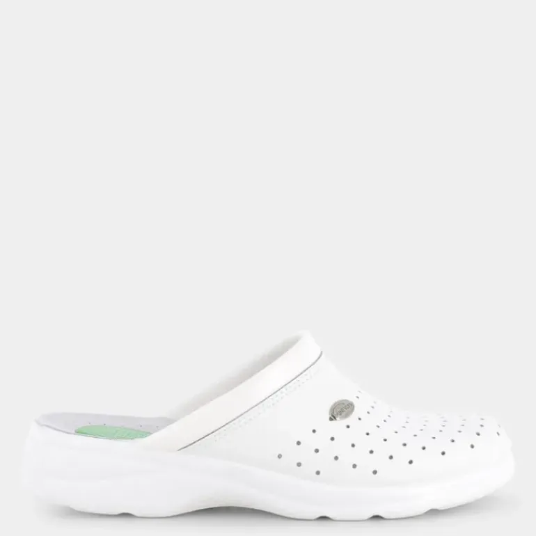 PELLE- CIABATTE BIANCO DU-E23U-01