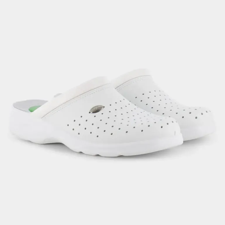 PELLE- CIABATTE BIANCO DU-E23U-01