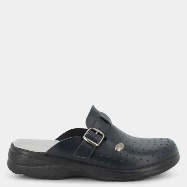 PELLE- CIABATTE BLU 772