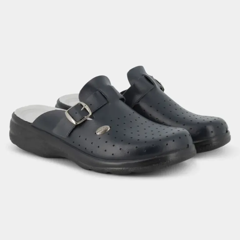 PELLE- CIABATTE BLU 772