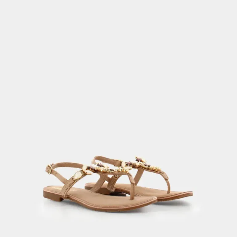 PELLE- SANDALI BEIGE SY-E23D-15