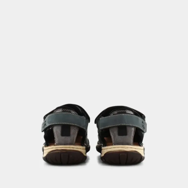 PELLE- SANDALI BLU SL-E23U-03