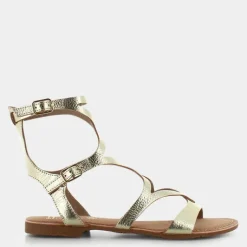 PELLE- SANDALI PLATINO SY-E23D-16