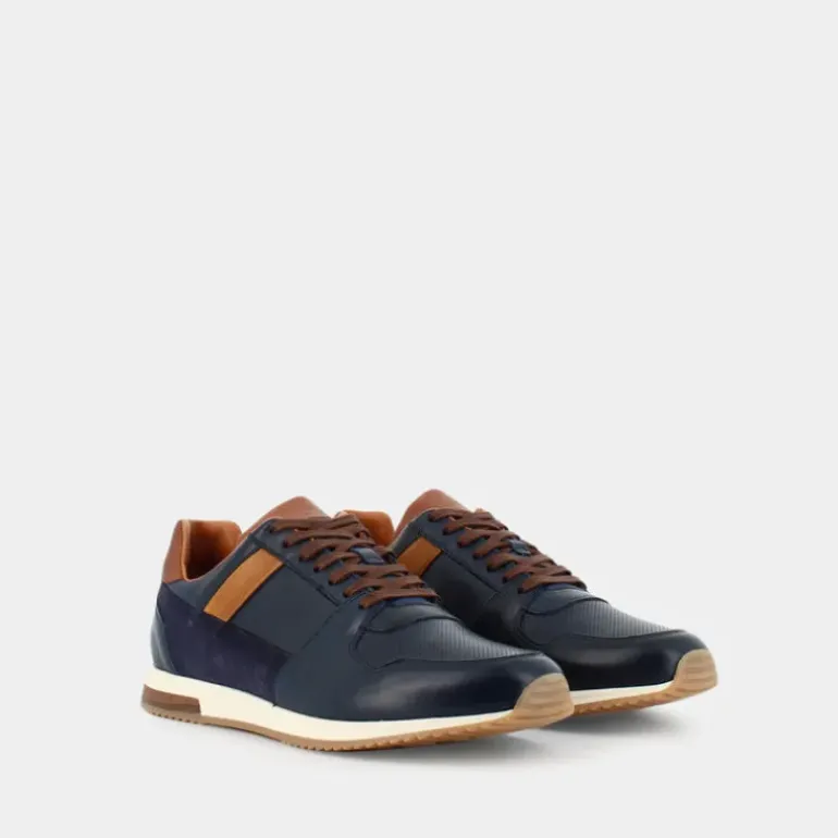 PELLE- SNEAKERS BLU CT-E23U-03