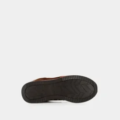 PELLE- SNEAKERS COGNAC CT-E23U-03