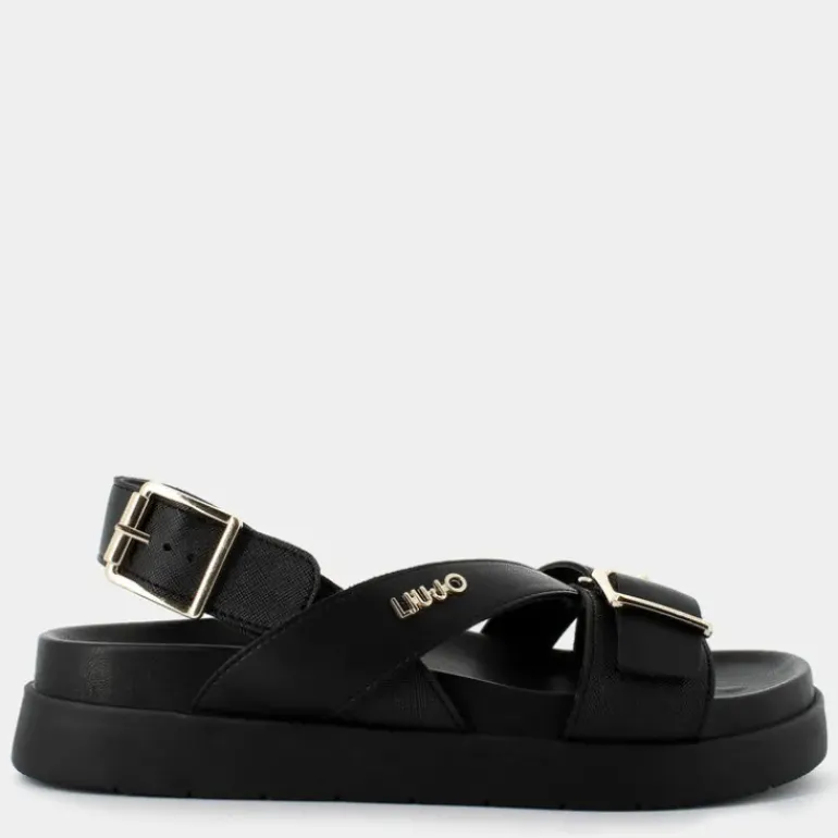 PENNY 755- SANDALI NERO 4A4727EX25622222