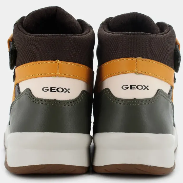 PERTH- SNEAKERS DK GREEN/OCHREYELLOW J367RF0MEFUC0966