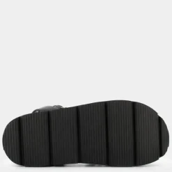 POLA CROSS- SANDALI NERO PLS90661