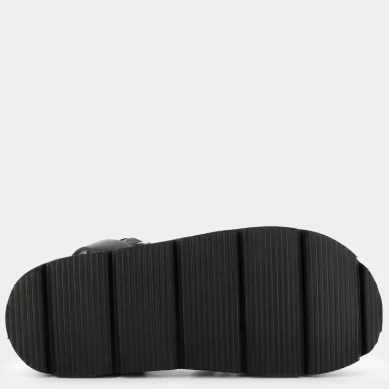POLA CROSS- SANDALI NERO PLS90661