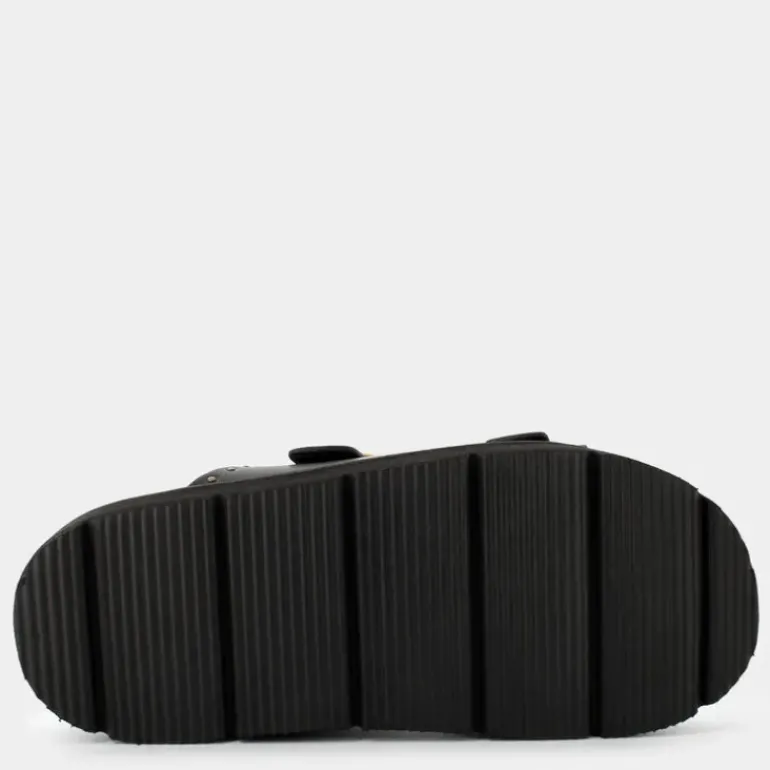 POLA STUDS- SANDALI NERO PLS90662