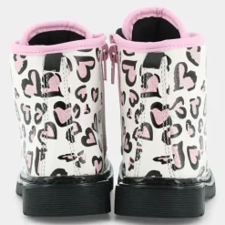 PRIMI PASSI BIANCO LEOPARDATO ROSA ES-I23B-05